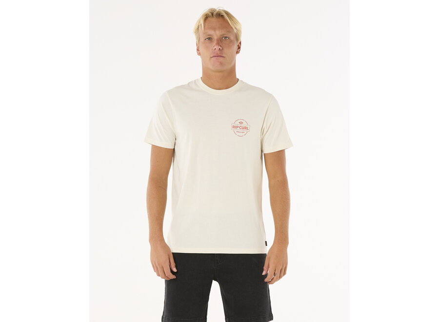 Rip Curl Staple T-shirt Bone