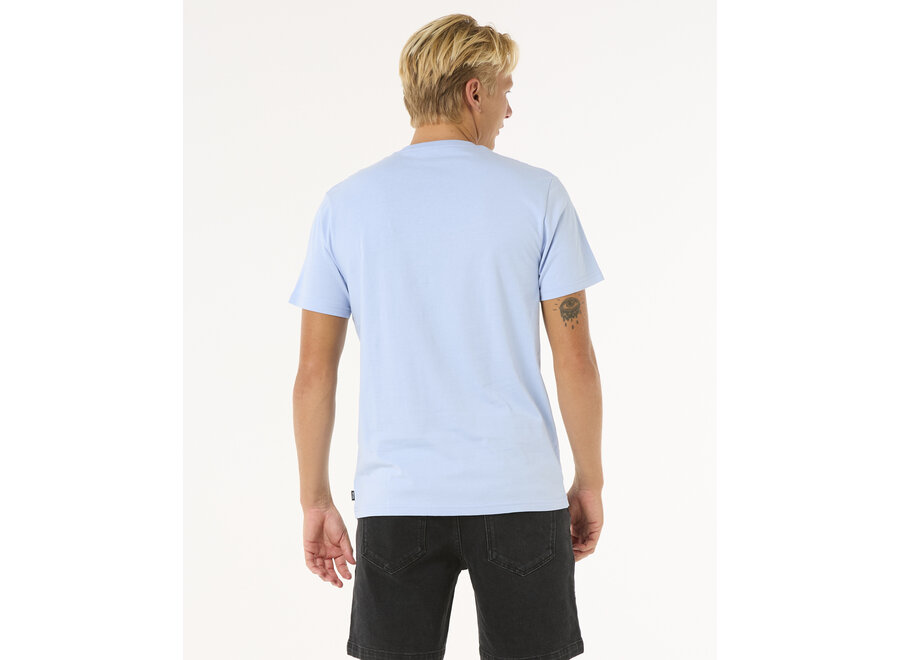 Rip Curl Surf Paradise Badge T-shirt Update Ice Blue
