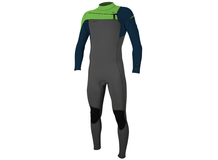 O'neill Youth Hammer 3/2 Chest Zip Graphite Dayglo