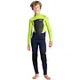 C-Skins Junior Legend 4/3 Back Zip Slate Navy/Lime/Red