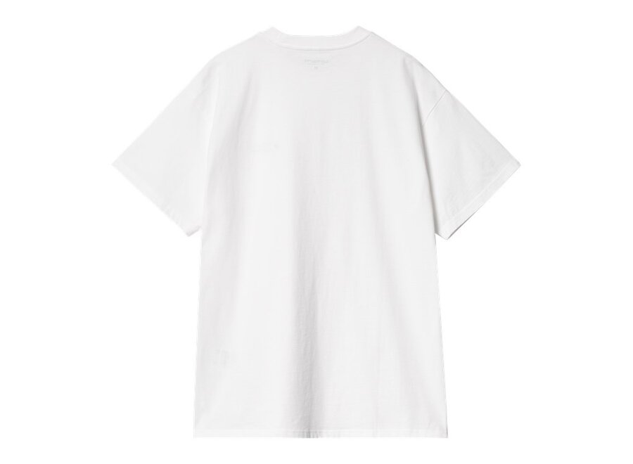 Carhartt WIP S/S Script Embroidery T-Shirt White / Black