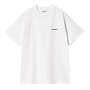 Carhartt WIP S/S Script Embroidery T-Shirt White / Black