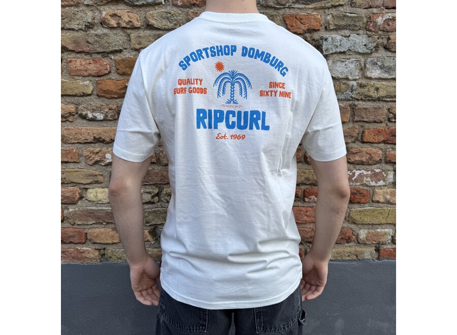 Rip Curl Utopia Desto W/S T-shirt Bone Domburg