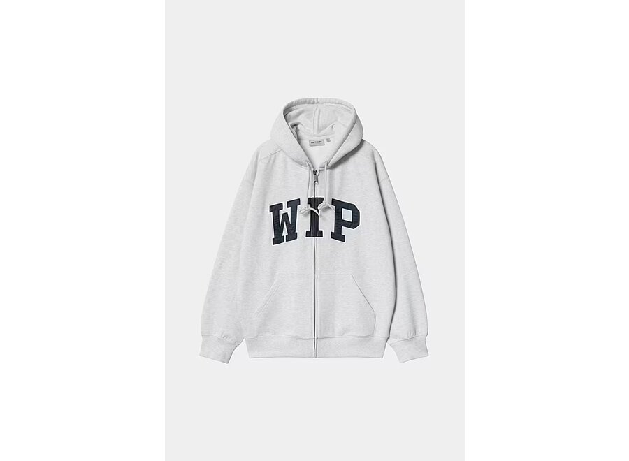 Carhartt WIP Hooded Wip Sweat Jacket Ash Heather