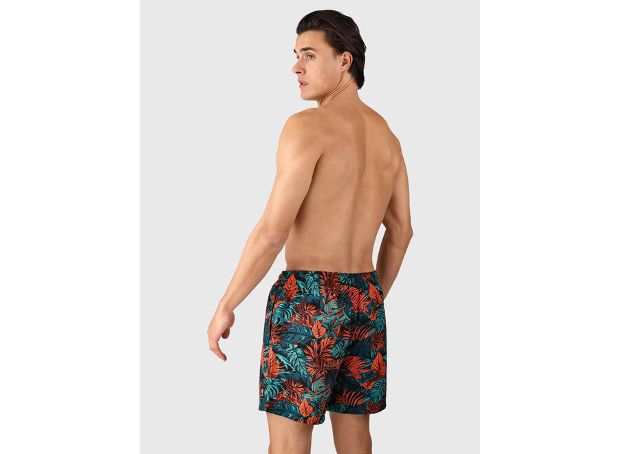 Brunotti Cester-AO Swim Shorts All About Leaves Fuel Green