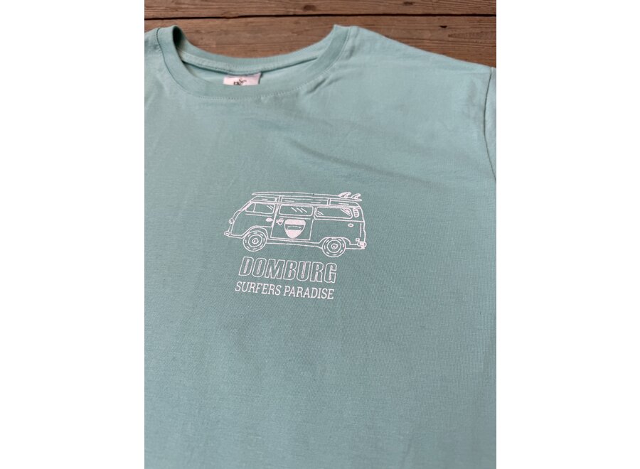 Surfschool Domburg T-Shirt Aqua