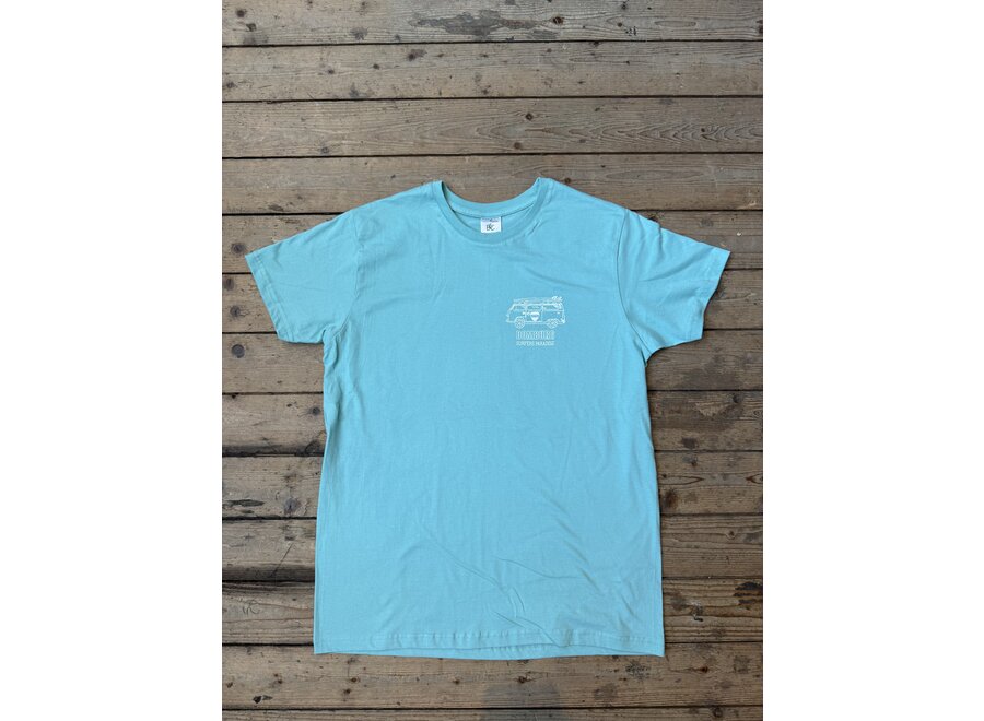 Surfschool Domburg T-Shirt Aqua
