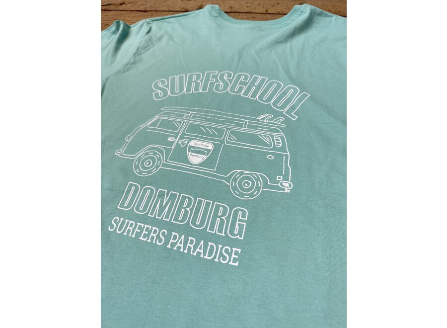 Surfschool Domburg T-Shirt Aqua