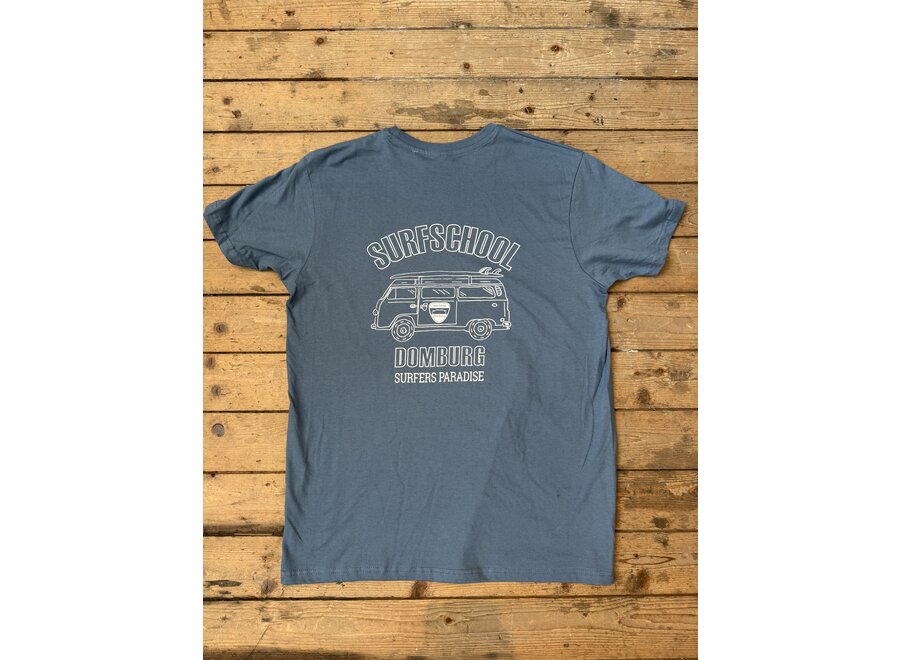 Surfschool Domburg T-shirt Blue