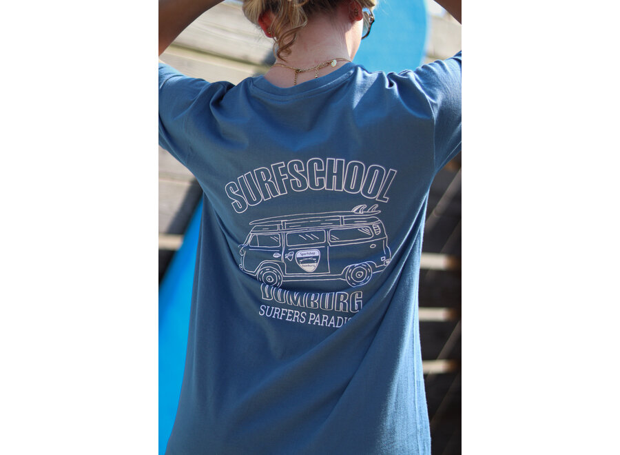 Surfschool Domburg T-shirt Blue
