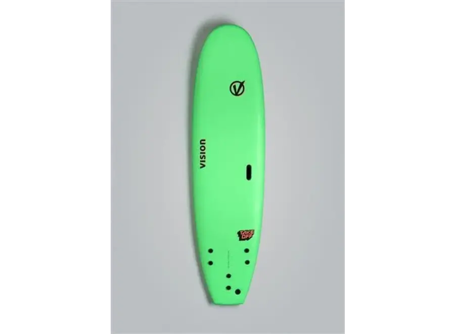 Vision Take Off Surfboard Lime 7’0