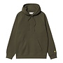 Carhartt WIP Hooded Chase Sweat Olive / Gold