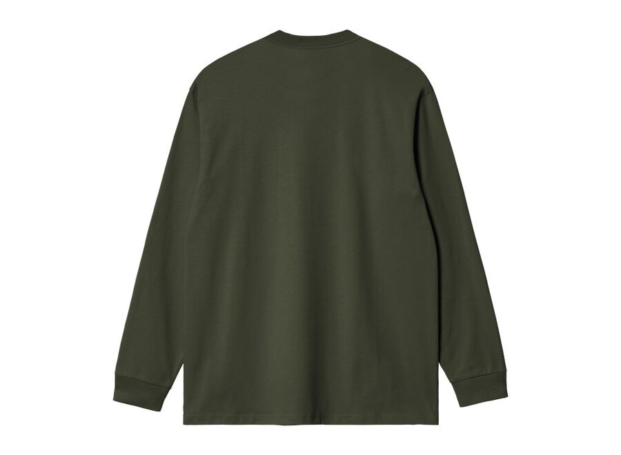 Carhartt WIP L/S Chase T-Shirt Olive / Gold
