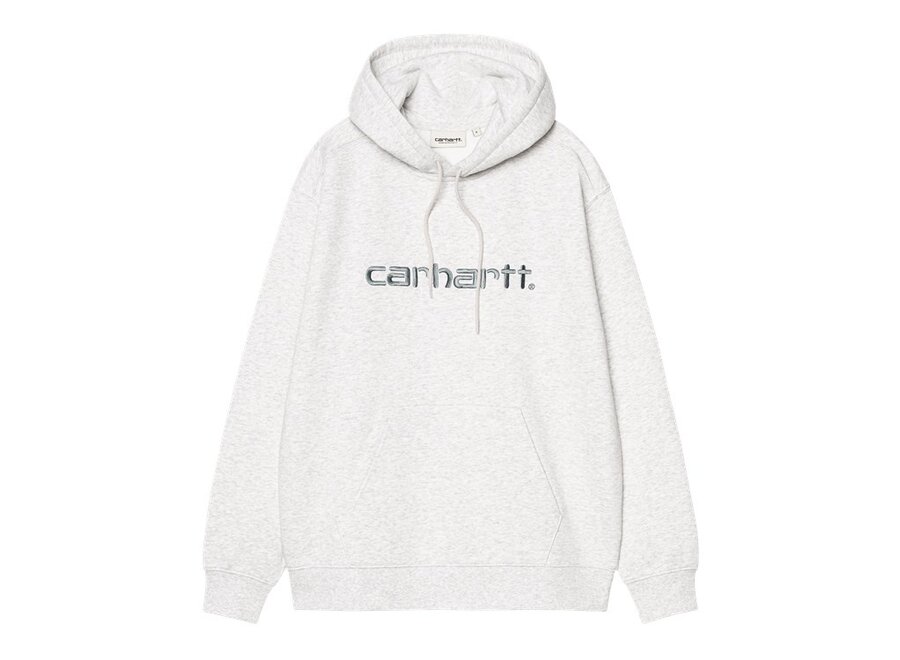 W' Hooded Carhartt Sweatshirt Ash Heather / Citadel