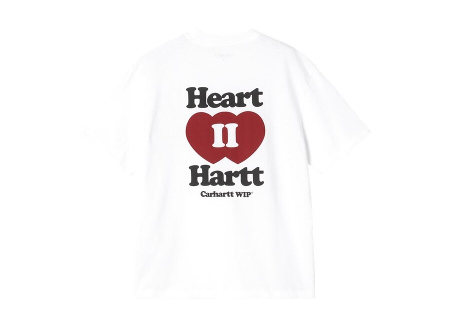 Carhartt WIP W' S/S Heart Patch T-Shirt White / Red