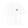 Carhartt WIP W' S/S Heart Patch T-Shirt White / Red