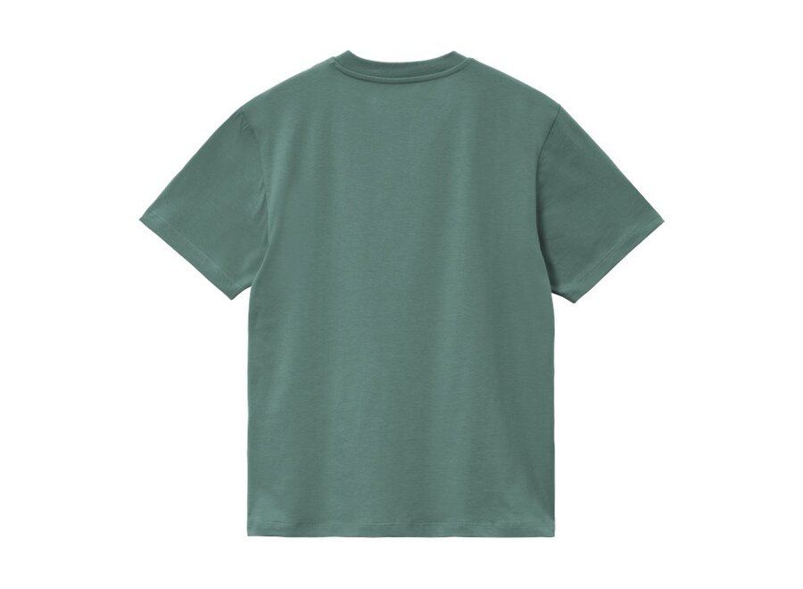 Carhartt WIP W' S/S Pocket T-Shirt Silver Pine
