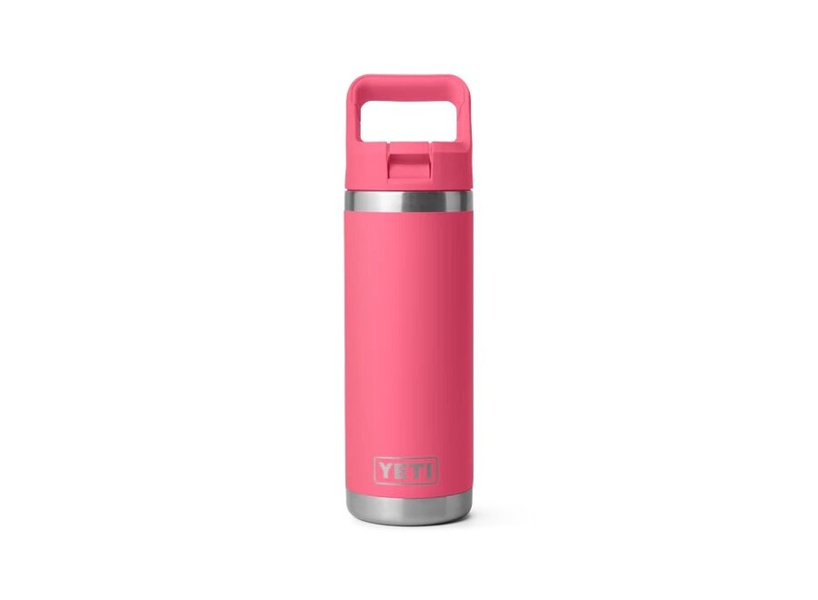 Yeti Rambler 18 OZ Straw Bottle Tropical Pink