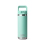 Yeti Rambler 18 OZ Straw Bottle Seafoam
