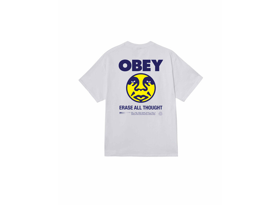 Obey Erase All Thought T-shirt White