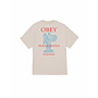 Obey Peace & Justice Statue T-shirt Silver Grey