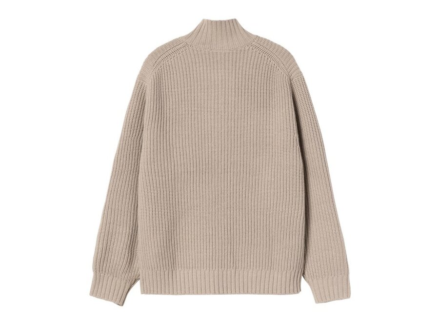 Carhartt WIP Detroit Half Zip Sweater Fleur De Sel