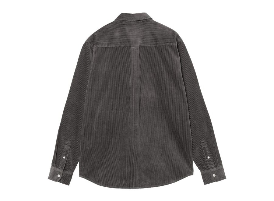 Carhartt WIP L/S Madison Cord Shirt Graphite / Graphite