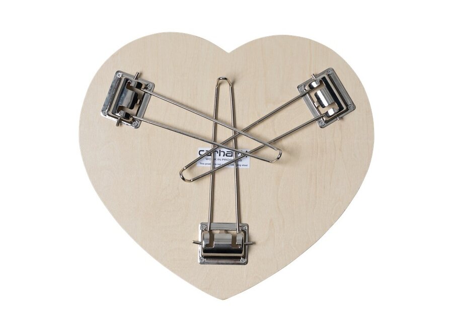Carhartt WIP Heart Folding Table Scarlet / White