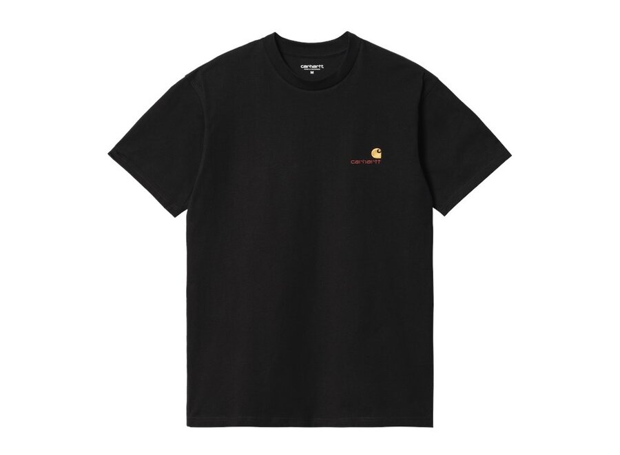 Carhartt WIP S/S American Script T-Shirt Black