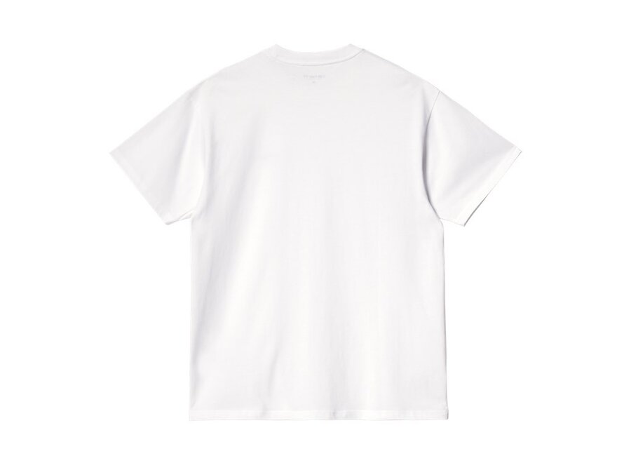 Carhartt WIP S/S American Script T-Shirt White