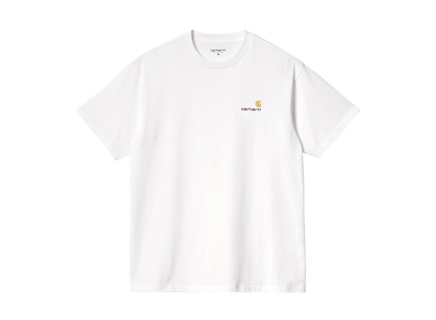 S/S American Script T-Shirt White