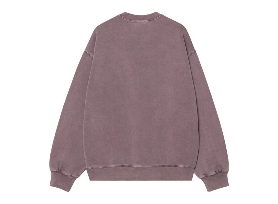 Carhartt WIP Vista Sweat Phlox Garment Dyed