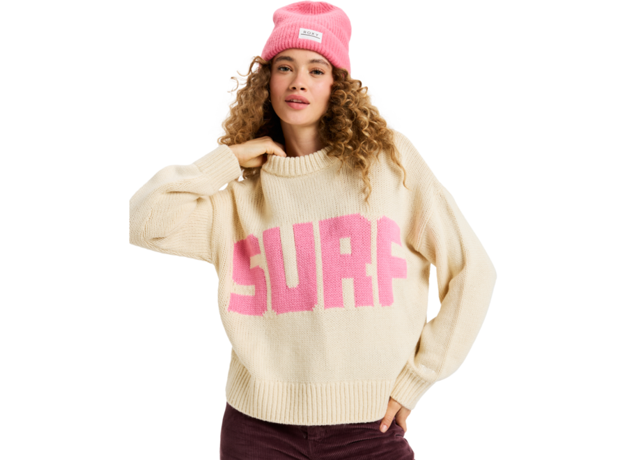 Exploring Heart Crewneck Parchment