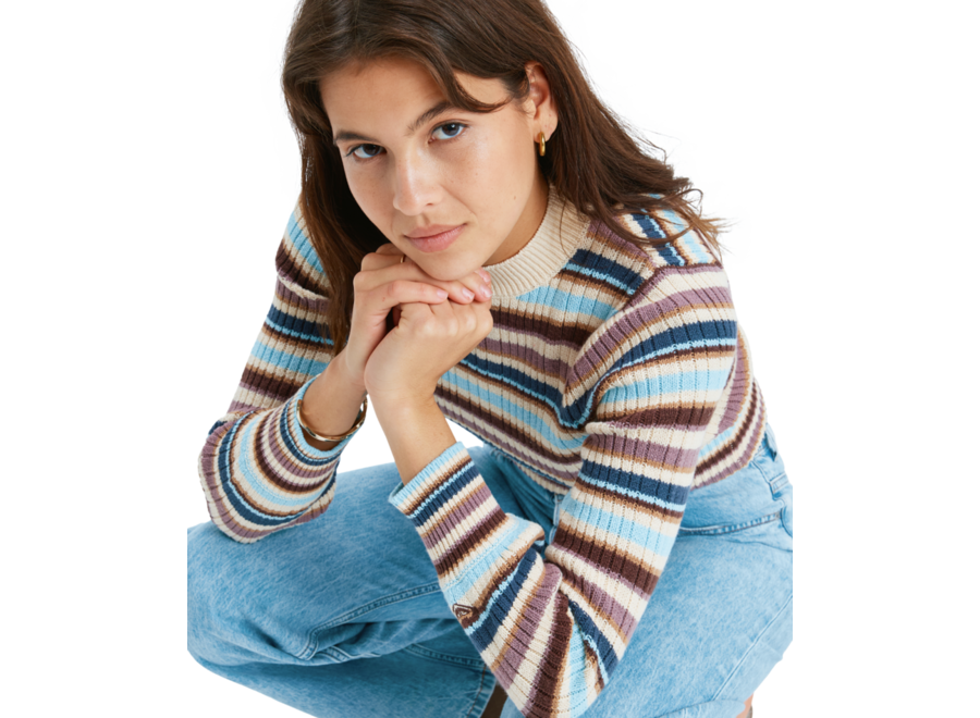 Roxy Playa Morning Crewneck Sky Blue