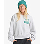 Billabong Familiy Tree Fleece Sweater Light Grey Heather