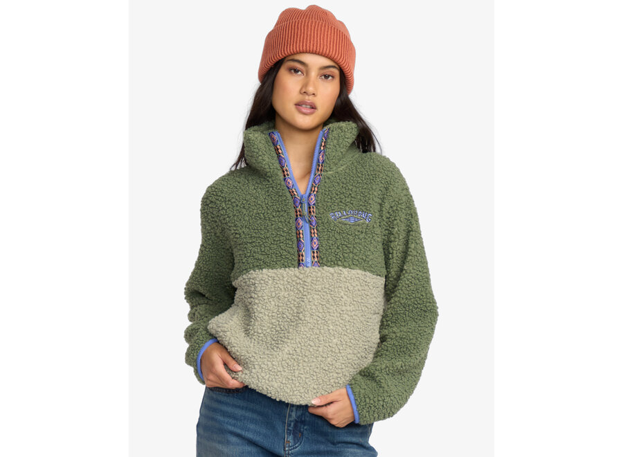 Horizon Mock Fleece Sweater Treehugger
