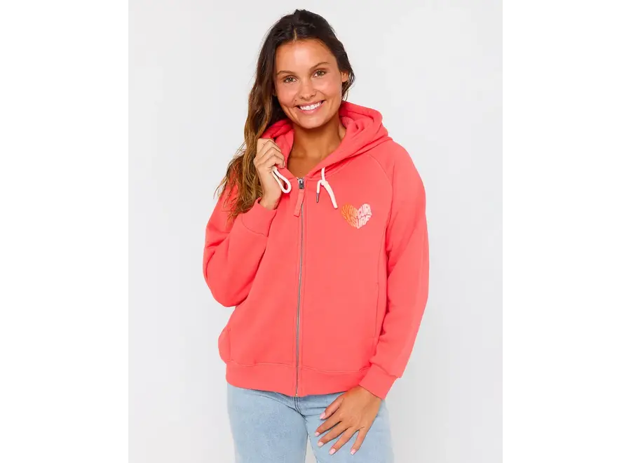 Rip Curl Galicia Full Zip Fleece Watermelon