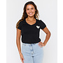 Rip Curl Heart V Neck T-shirt Black