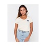 Rip Curl Heart V Neck T-shirt Bone