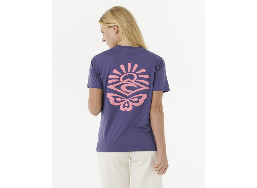 Rip Curl Icons Of Surf Relaxed T-shirt Moonlight Blue