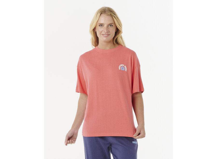 Rip Curl Luxe Surf Heritage T-shirt Watermelon