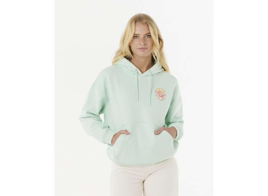 Rip Curl Surf Puff Heritage Hood P/P Light Aqua