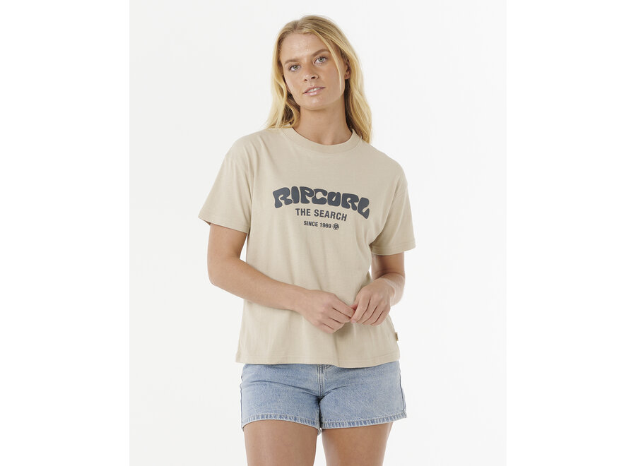 Rip Curl Surf Puff Relaxed T-shirt Natural