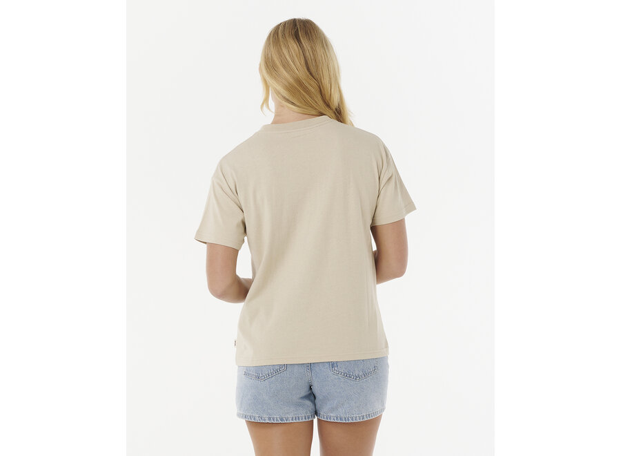 Rip Curl Surf Puff Relaxed T-shirt Natural
