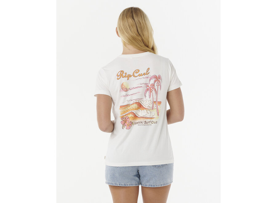 Rip Curl Waikiki Standard T-shirt Bone