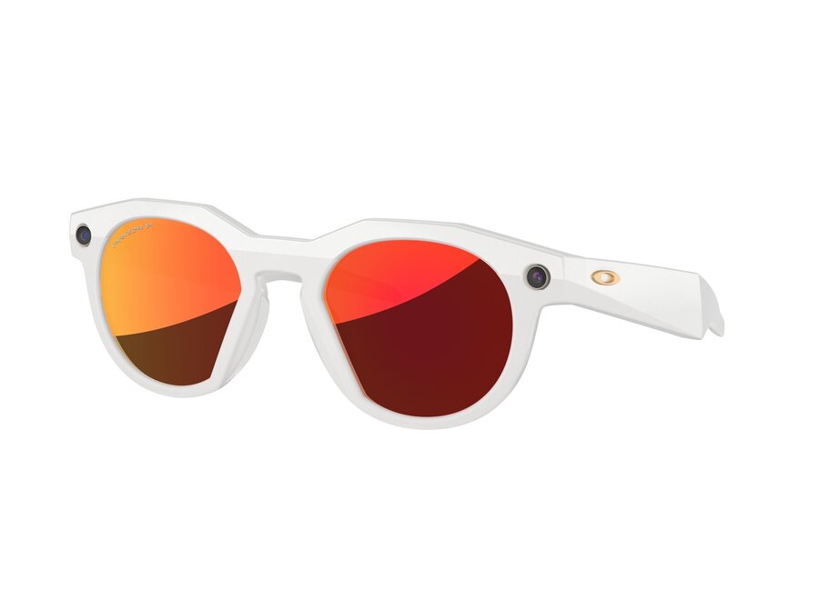 Oakley HSTN Meta Zonnebril Warm Grey Prizm Ruby
