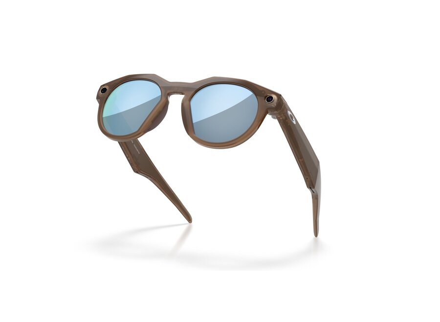 Oakley HSTN Meta Zonnebril Brown Smoke Prizm Deep Water Polarized