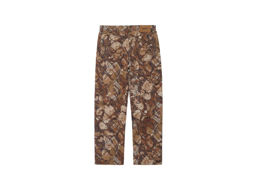Obey Classic Baggy Denim Fence Camo Multi