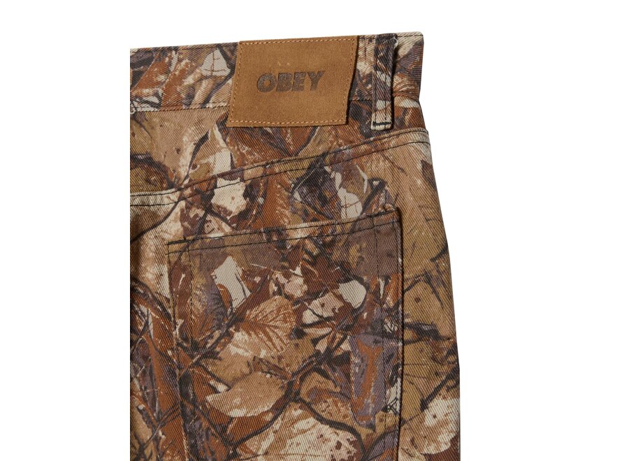 Obey Classic Baggy Denim Fence Camo Multi