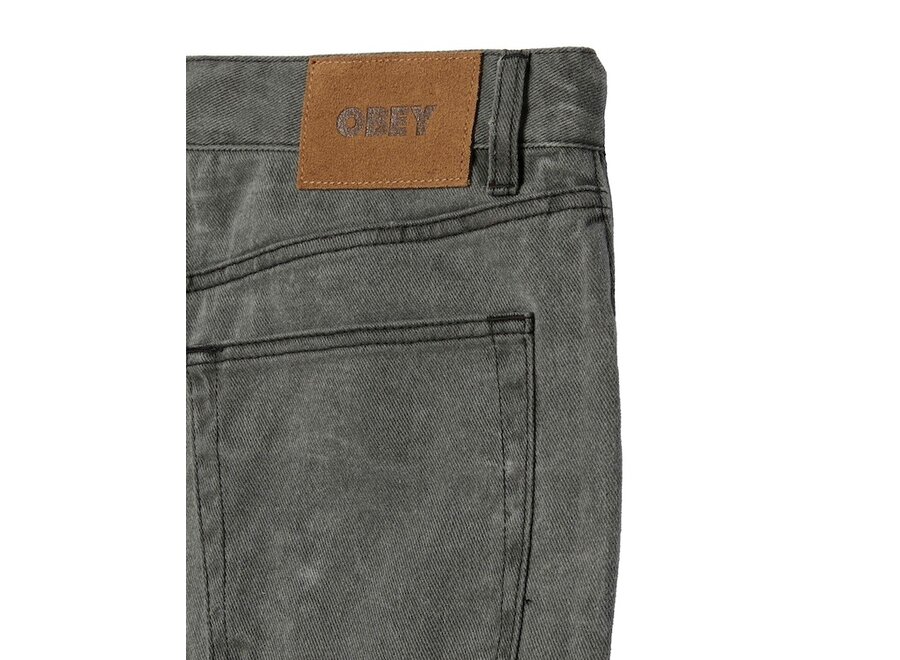 Obey Classic Wrinkle Baggy Denim Black Wrinkle Wash